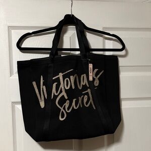 Victoria's Secret Black Tote Cooler Bag